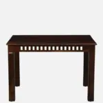 Sistel Sheesham Wood 4 Seater Dining Set In Scratch Resistant Provincial Teak Finish With Marble Top - Image 14