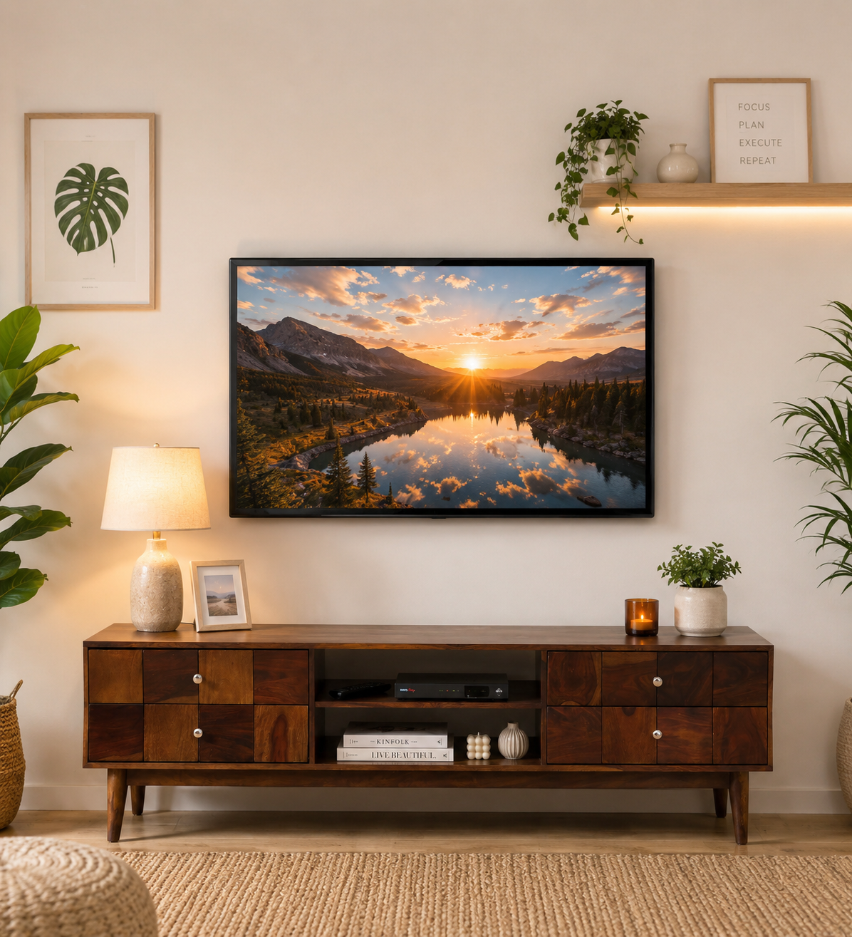 Elmswood-Mango-Wood-TV-Console-in-Stain-Resistant-Dark-Mahogany-Finish-classicwood-1.png Elmswood Mango Wood TV Console in Stain Resistant Dark Mahogany Finish - Image 1