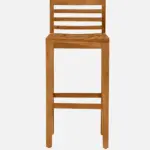 Frden Sheesham Wood Bar Chairs in Light Teak Finish (Set of 2) - Image 2