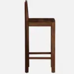 Gavro Solid Wood Bar Chairs in Dark Walnut Finish (Set of 2) - Image 2